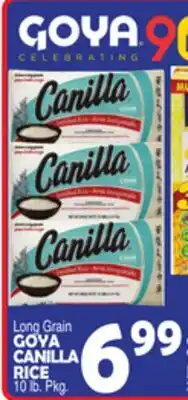 Bravo Supermarkets Canilla Rice 10 lb. Pkg offer