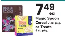 ACME Magic Spoon Cereal 7 oz. pkg. or Treats 4 ct. pkg offer