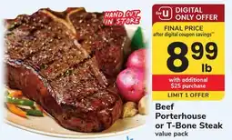 ACME Beef Porterhouse or T-Bone Steak offer