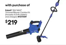 Lowe's 24V MAX Trimmer/Blower Combo Kit offer