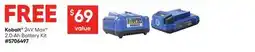 Lowe's Kobalt 24V MaxC 2.0-Ah Battery Kit offer