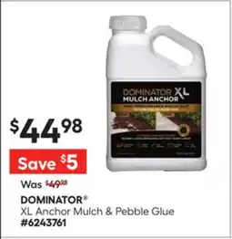 Lowe's XL Anchor Mulch & Pebble Glue offer