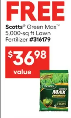 Lowe's Green Max 5,000-sq ft Lawn Fertilizer offer