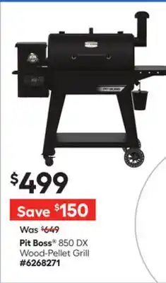 Lowe's 850 DX Wood-Pellet Grill offer