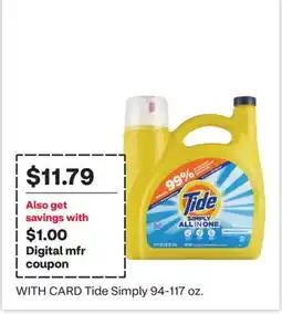 CVS Tide Simply offer