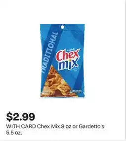 CVS Chex Mix 8 oz or Gardetto's 5.5 oz offer