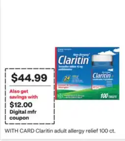 CVS Claritin adult allergy relief 100 ct offer