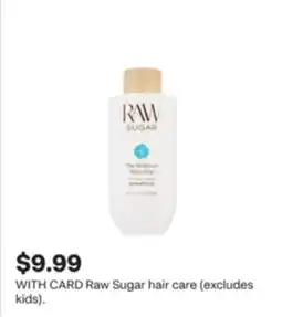 CVS Raw Sugar hair care offer