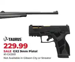 Runnings Taurus GX2 9mm Pistol offer