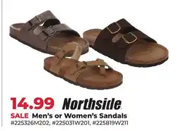 Runnings Northside Men's or Women's Sandals offer