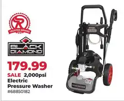 Runnings Black Diamond 2, 000psi Electric Pressure Washer offer