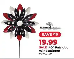 Runnings 40 Patriotic Wind Spinner offer