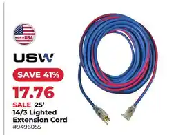 Runnings 25' 14/3 Lighted Extension Cord offer