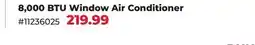 Runnings 8, 000 BTU Window Air Conditioner offer