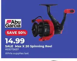 Runnings Max X 20 Spinning Reel offer