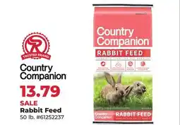 Runnings Country Companion Rabbit Feed offer