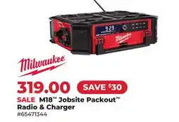 Runnings M18 Jobsite Packout Radio & Charger offer