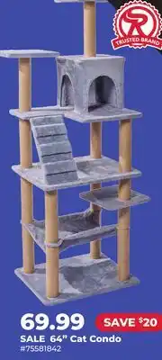Runnings Main St. Pet 64 Cat Condo offer