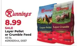 Runnings Runnings Layer Pellet or Crumble Feed offer