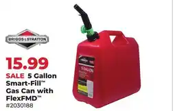 Runnings 5 Gallon Smart-Fill Gas Can with FlexFMD offer