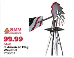 Runnings SMV 8' American Flag Windmill offer