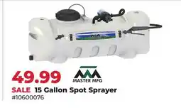 Runnings Master MFG 15 Gallon Spot Sprayer offer