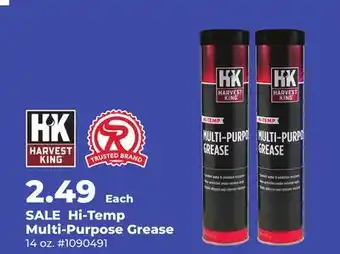 Runnings Harvest King Hi-Temp Multi-Purpose Grease offer