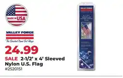 Runnings Valley Forge 2-1/2' x 4' Sleeved Nylon U.S Flag offer