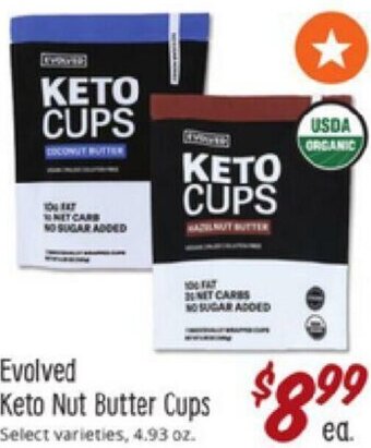 Sprouts Farmers Market Evolved Keto Nut Butter Cups offer
