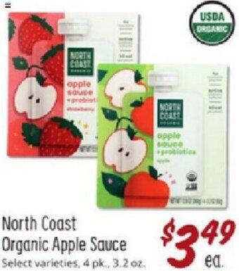 Sprouts Farmers Market North Coast Organic Apple Sauce offer