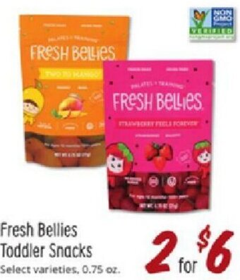 Sprouts Farmers Market Fresh Bellies Toddler Snacks offer