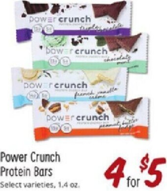 Sprouts Farmers Market Power Crunch Protein Bars offer