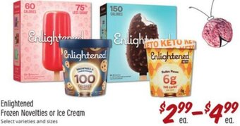 Sprouts Farmers Market Enlightened Frozen Novelties Or Ice Cream offer