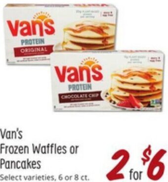 Sprouts Farmers Market Van's Frozen Waffles Or Pancakes offer