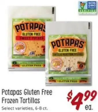Sprouts Farmers Market Potapas Gluten Free Frozen Tortillas offer