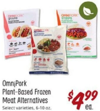 Sprouts Farmers Market OmniPork Plant-Based Frozen Meat Alternatives offer
