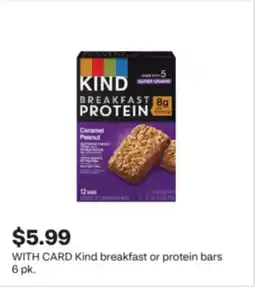 CVS Kind breakfast or protein bars offer