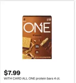 CVS ALL ONE protein bars offer