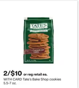 CVS Tate's Bake Shop cookies offer