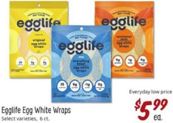 Sprouts Farmers Market Egglife Egg White Wraps offer