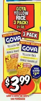 Western Beef GOYA YELLOW RICE offer