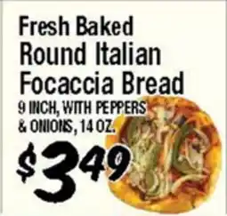 Western Beef Fresh Baked Round Italian Focaccia Bread offer