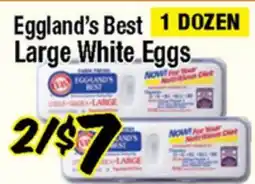 Western Beef Eggland's Best Large White Eggs offer