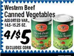 Western Beef Western Beef Canned Vegetables offer
