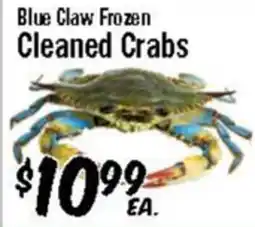 Western Beef Blue Claw Frozen Cleaned Crabs offer
