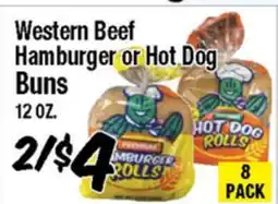 Western Beef Western Beef Hamburger or Hot Dog Buns offer