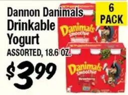 Western Beef Dannon Danimals Drinkable Yogurt offer