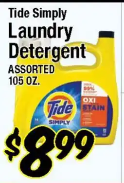 Western Beef Tide Simply Laundry Detergent offer