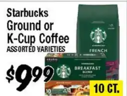 Western Beef Starbucks Ground or K-Cup Coffee offer