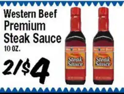 Western Beef Western Beef Premium Steak Sauce offer